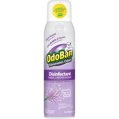 OdoBan Lavender Fabris and Air Freshener, 14 oz.