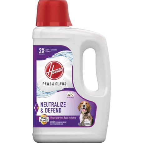 Hoover Paws & Claws Neutralize & Defend Carpet Cleaner, 64 oz.