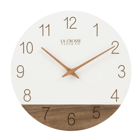 La Crosse Clock Co. Sierra Wood Wall Clock, 12 in.