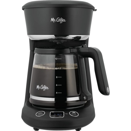 Mr. Coffee Black 12 Cup Programmable Coffee Maker