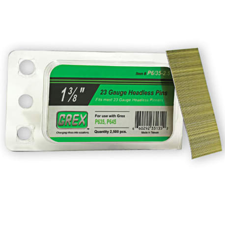 Grex 23-Gauge Headless Pins, 5/8 in., 2.5M