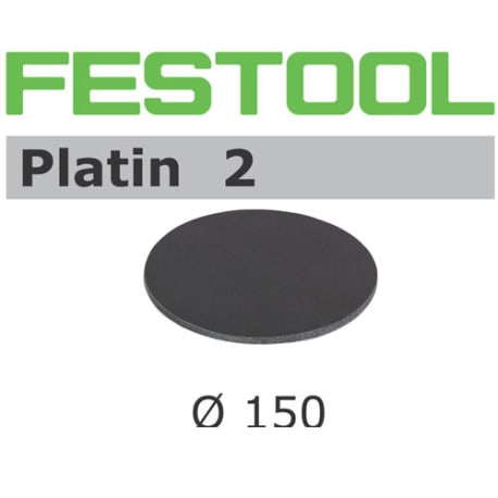 Festool 492372 150mm Platin 2 S4000 Disc Abrasives, 15 ct