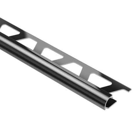 Schluter Rondec 3/8 in. Bright Black, Anodized Aluminum