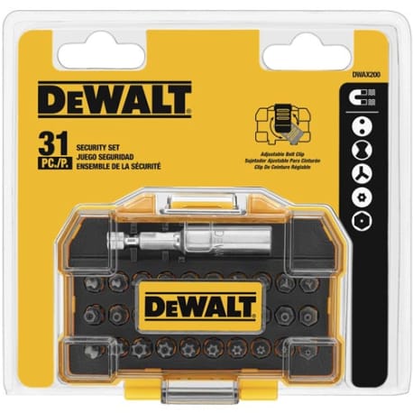 DEWALT 31 Piece Security Bit Set