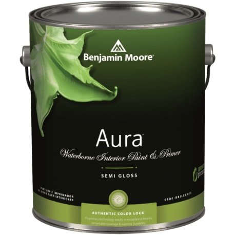 Benjamin Moore Aura 1X Semi-Gloss Tintable Interior Paint & Primer, 1 Quart