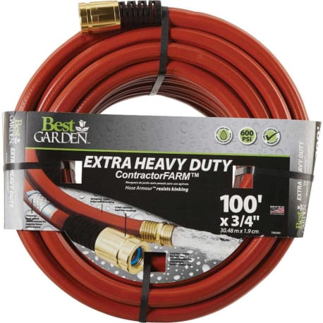 Best Garden Contractor Hose, 100 ft.