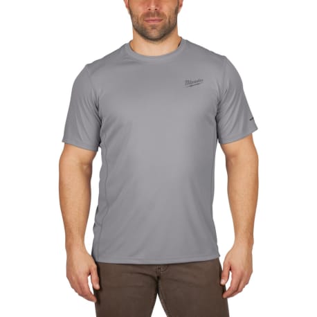 Milwaukee WORKSKIN™ Men's XL Gray Lightweight Performance Shirt