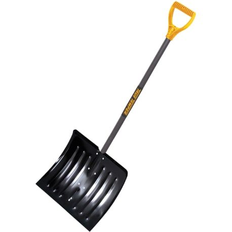 Ames Temper Steel Snow Shovel with Wood Handle