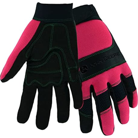 John Deere WomenWaterproof Synthetic Leather Gloves, M/L