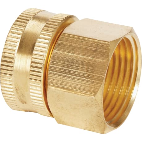 Best Garden Brass Swivel Hose Connector, 3/4 In. FNH x 3/4 In. FNPT