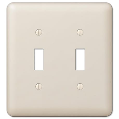 Amerelle 2 Toggle Devon Light Almond Wallplate