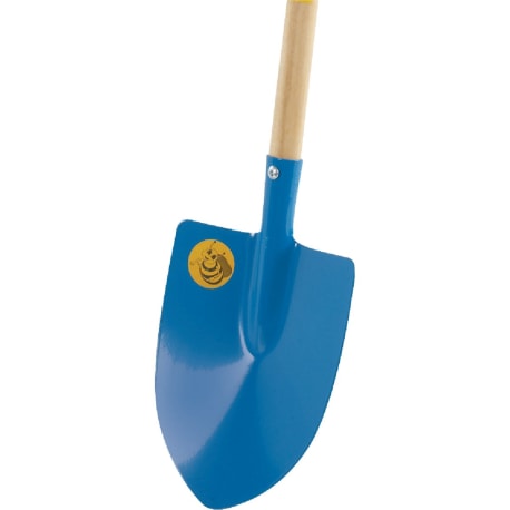 Buddy B Blue Wood Handle Round Point Kids Spade, 30 in.