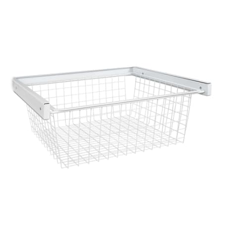 freedomRail White Reveal Wire Basket