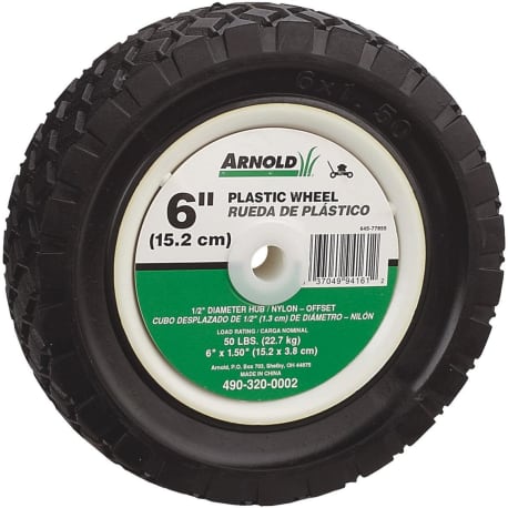 Arnold Diamond Tread Offset Hub Wheel