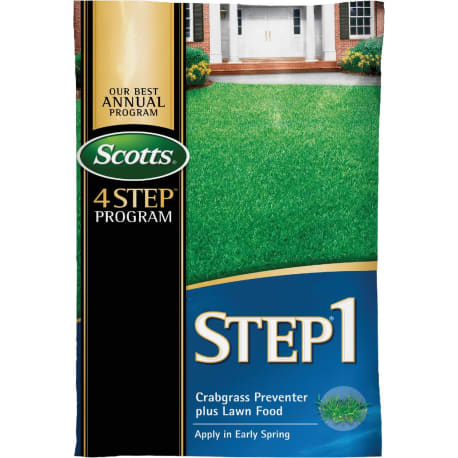 Scotts 4 Step Program Step 1 Crabgrass Preventer Plus Lawn Food, 13.46 lbs.