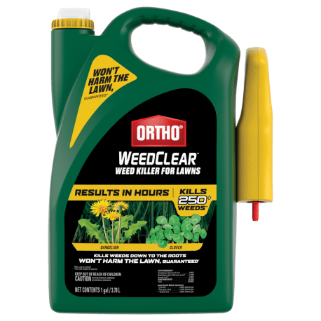 Ortho WeedClear Weed Killer Spray with Trigger for Lawns, 1 gal.