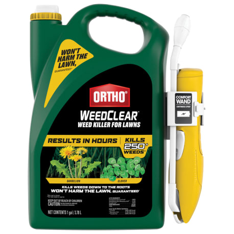 Ortho WeedClear Weed Killer Spray with Comfort Wand for Lawns, 1 gal.