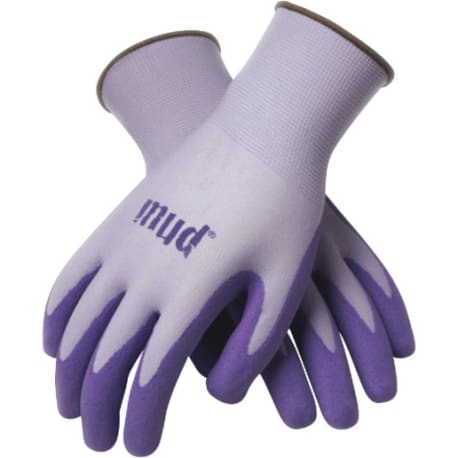 Mud Women's Medium Nylon Passion Fruit Garden Gloves