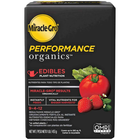 Miracle-Gro Performance Organics Edibles Plant Nutrition, 1 lb.