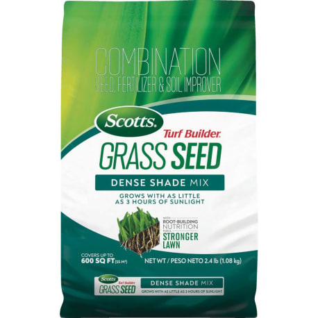 Scotts Turf Builder Grass Seed Dense Shade Mix, 2.4 lbs.