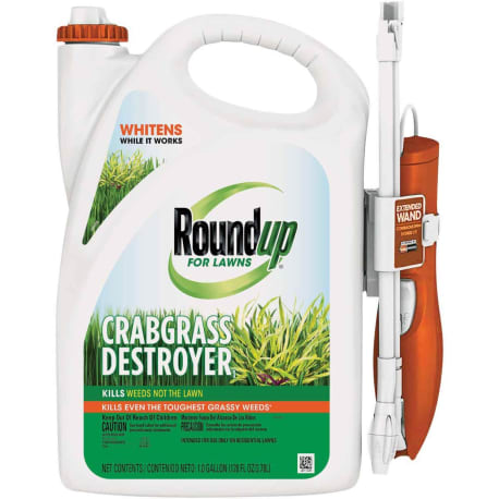 Roundup Crabgrass Destroyer with Wand Sprayer, 1 Gallon