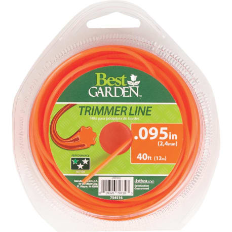 Best Garden Round Trimmer Line, 0.095 in. x 50 ft.