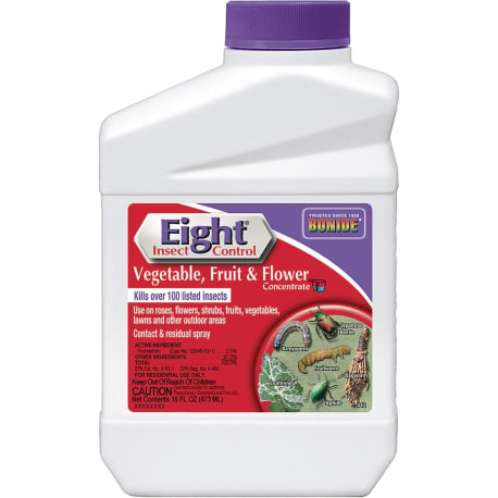 Bonide Eight Vegetable, Fruit, & Flower Insect Killer Concentrate, 16 oz.