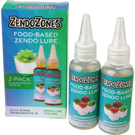 ZendoZones 1.7 Oz. Food-Based ZendoLure Fly Trap Refill, 2-Pack