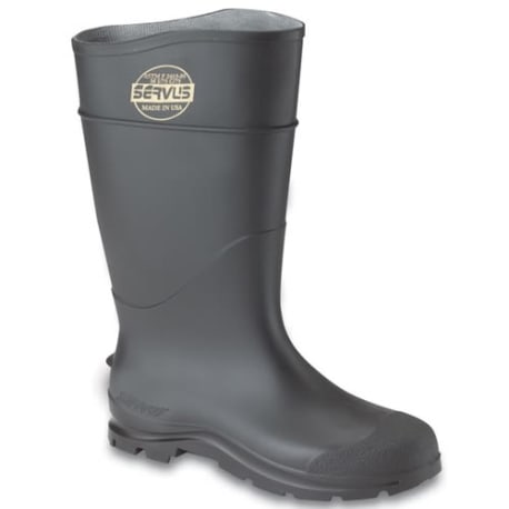 Norcross Men's Black Safety Servus Rubber Boots, Size 9