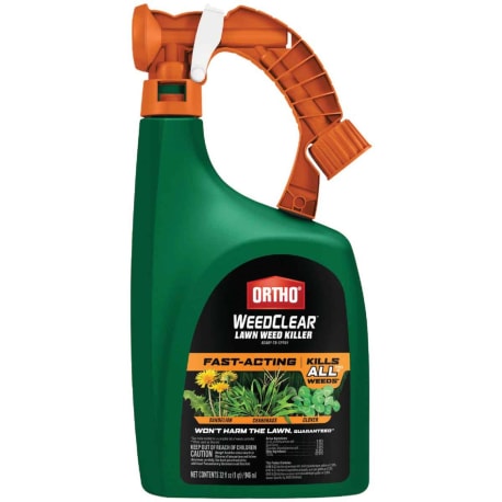 Ortho WeedClear Fast Acting Lawn Weed Killer Spray with Hose End, 32 oz.