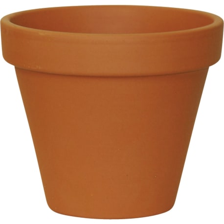 Ceramo Terracotta Clay Standard Planter, 3.75 x 4.5 in.