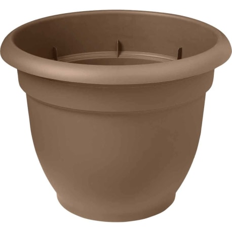 Bloem Ariana Plastic Self Watering Chocolate Planter, 16 in.