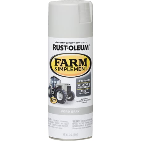 Rust-Oleum Farm & Implement Ford Gray Spray Paint, 12 oz.