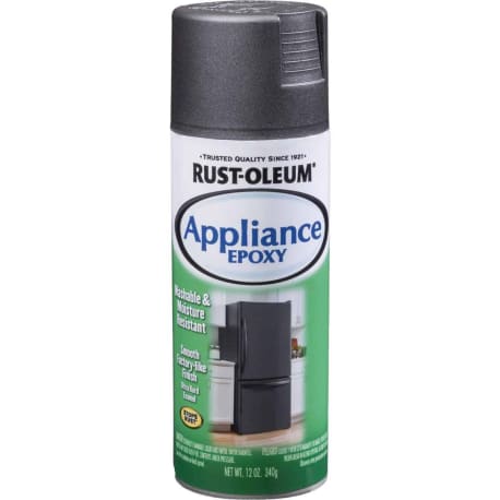 Rust-Oleum Black Appliance Epoxy Spray, 12 oz.