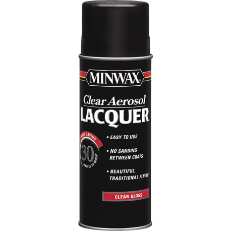 Minwax Clear Gloss Spray Lacquer, 11.5 oz.