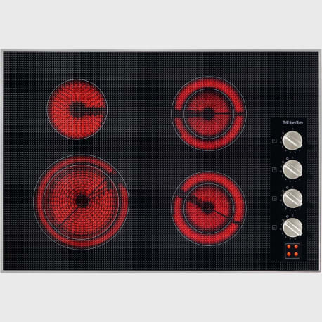 Miele KM 5624 240V    30" Knob control Electric cooktop - 240 Volts         