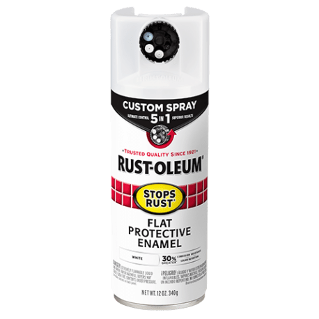 Rust-Oleum Protective Enamel w/ 5-in-1 Spray, Flat White