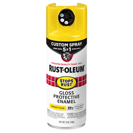 Rust-Oleum Protective Enamel w/ 5-in-1 Spray, Gloss Sunburst Yellow