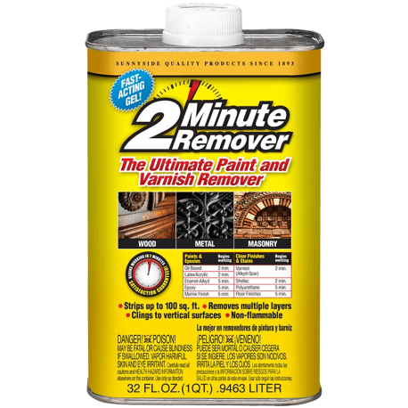 Sunnyside 2 Minute Ultimate Gel Paint & Varnish Remover, 1 Qt.