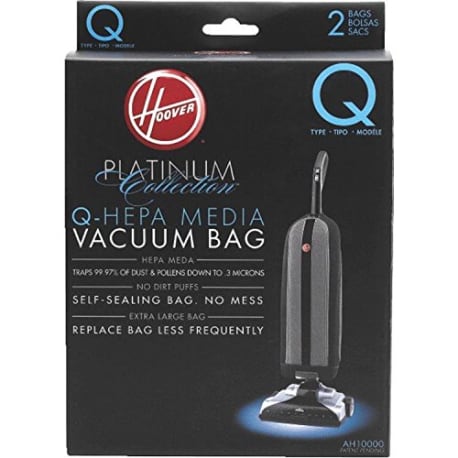 Hoover Platinum Q-HEPA Upright Vacuum Bag, 2-Pack