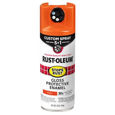 Rust-Oleum Protective Enamel w/ 5-in-1 Spray, Gloss Orange