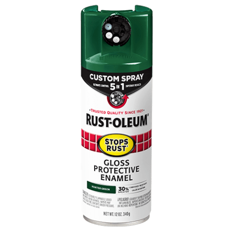 Rust-Oleum Protective Enamel w/ 5-in-1 Spray, Gloss Hunter Green