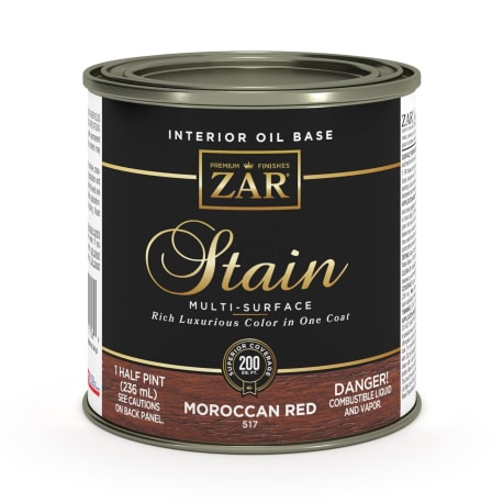 ZAR® Interior Oil Base Moroccan Red Wood Stain, 1/2 Pint