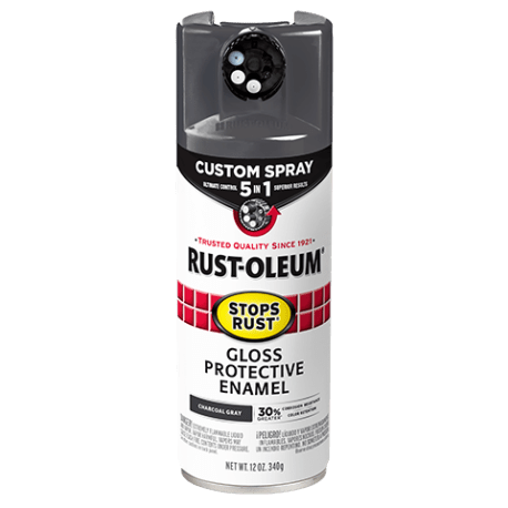 Rustoleum charcoal gray metallic store