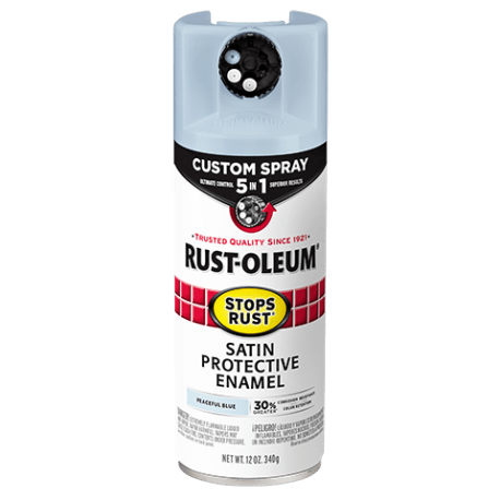 Rust-Oleum Protective Enamel w/ 5-in-1 Spray, Satin Peaceful Blue