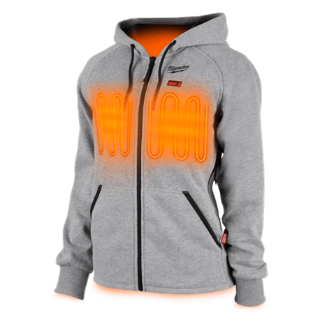 Milwaukee M12™ Women's XL Gray Heated Hoodie