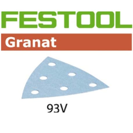 Festool 497397 93mm Granat P220 Delta Abrasives, 100 ct