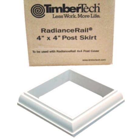 TimberTech RadianceRail Express 4 in. x 4 in. Post Skirt, White