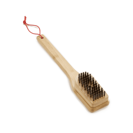 Weber Bamboo Grill Brush with Stainless Steel Bristles, 12 in.