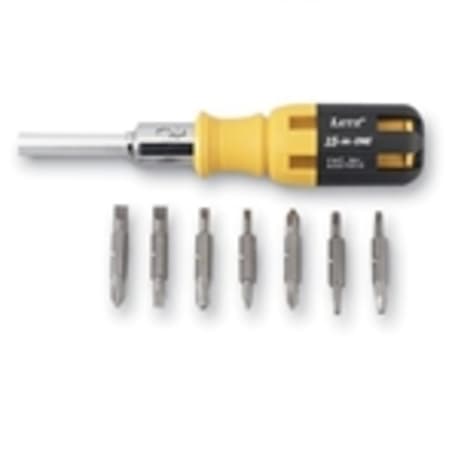 Lutz 15-In-1 Ratchet Screwdriver Yellow/Black